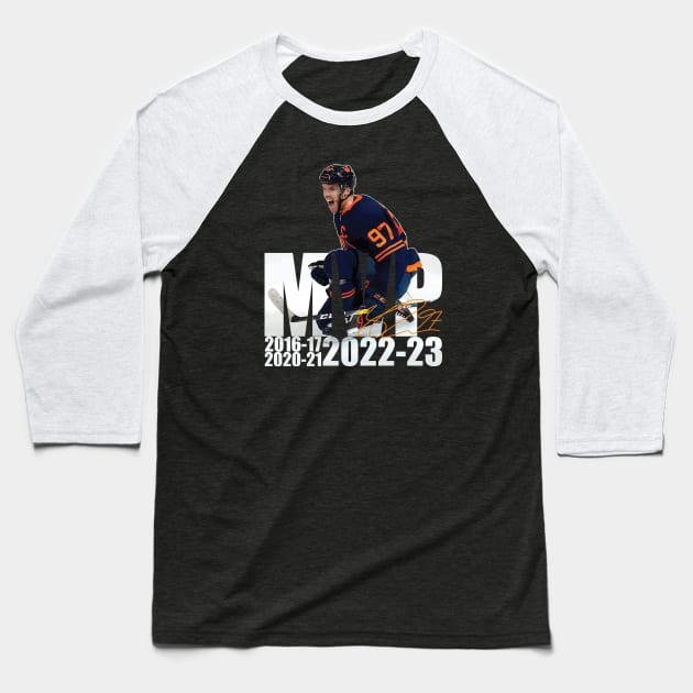 McDavid MVP 2022-23 Baseball T-Shirt by Nagorniak